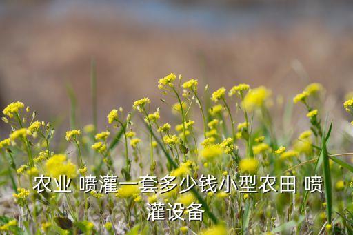  农业 喷灌一套多少钱小型农田 喷灌设备