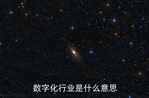 农业数字化研究什么意思,数字化什么是数字产业?