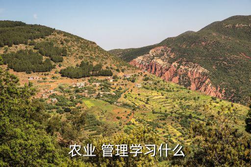 农业产业管理指的是什么,农业是国家重要经济部门农业分五大类