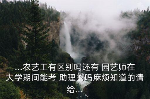 农业园艺专业怎么申报助理