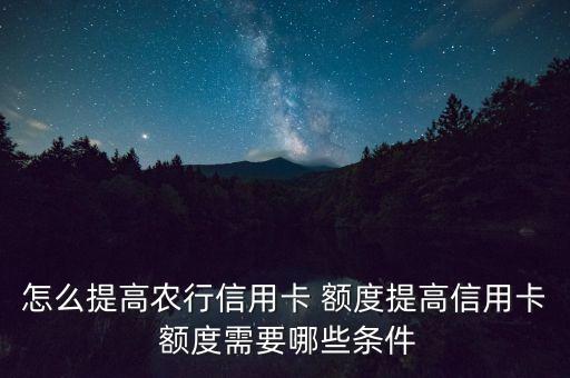 农业银行临时额度怎么调
