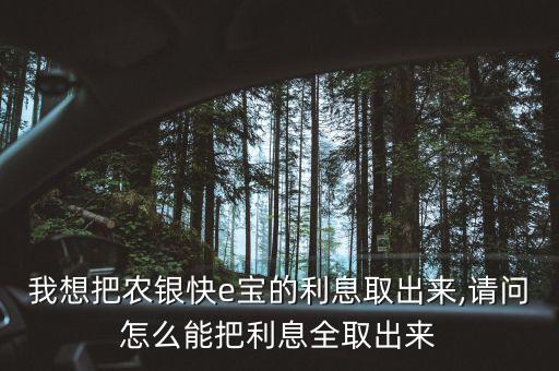 农业银行快e宝怎么收益,50万买农业银行股票年收益