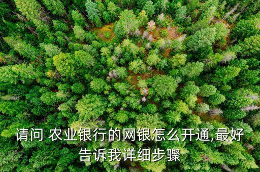 想开家农业银行怎么开