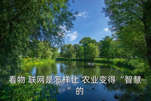物联网怎么应用在农业上,农业物联网应用在哪些方面