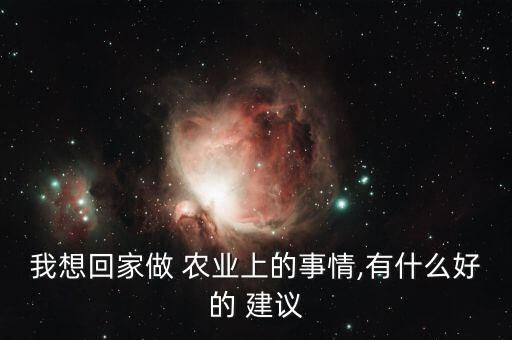 农业工作建议怎么写好,工作建议与意见怎么写好