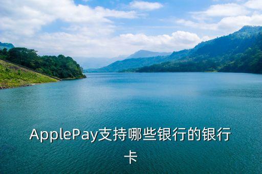 农业银行怎么开通apple pay