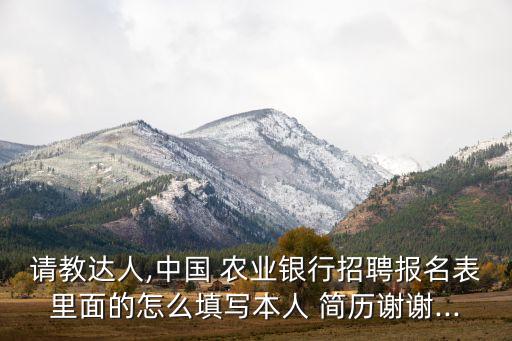 农业项目思考怎么写简历