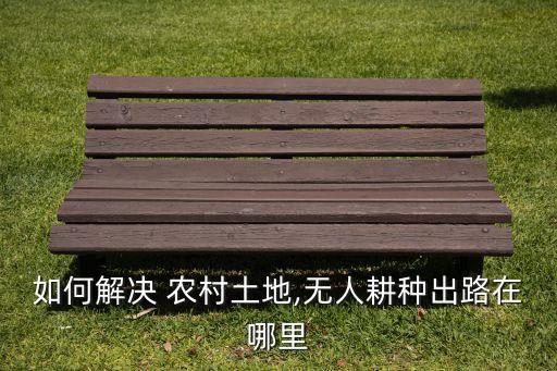 农村分田怎么搞农业,农村的田是怎么分的