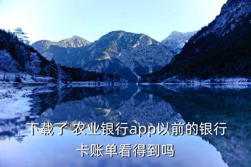 农业旧版交易怎么下载明细
