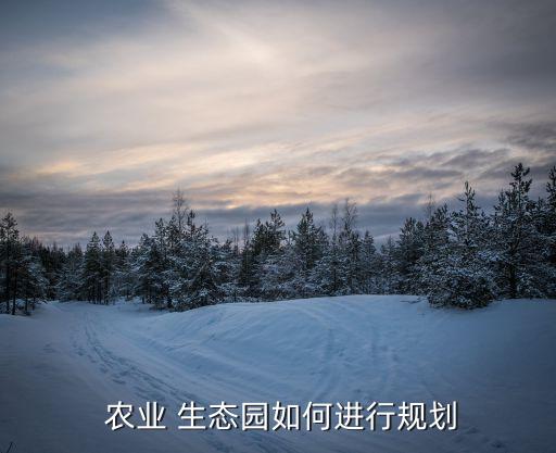 农村生态农业怎么搞的,农村山庄生态农业该如何发展