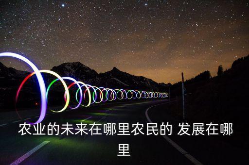 目前农业发展处于什么阶段