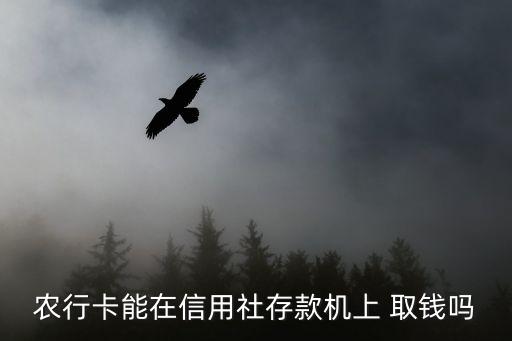 农业银行怎么跨行取钱