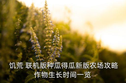 饥荒联机版 农业怎么种,饥荒:联机版