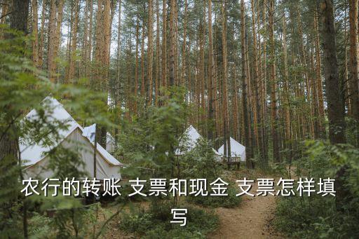 农业银行支票怎么卖