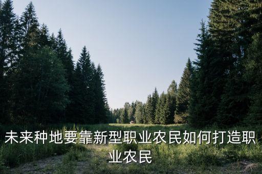 怎么把专业融入到现代农业