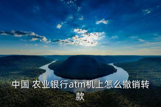 农业银行怎么撤单