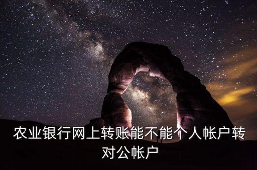 农业银行app怎么对公账号
