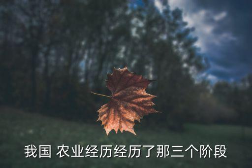 原始农业怎么转入现代农业