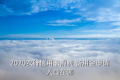 农业银行备用怎么刷