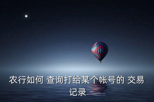 农业银行转账怎么查询交易记录,企业农业银行转账交易失败什么原因