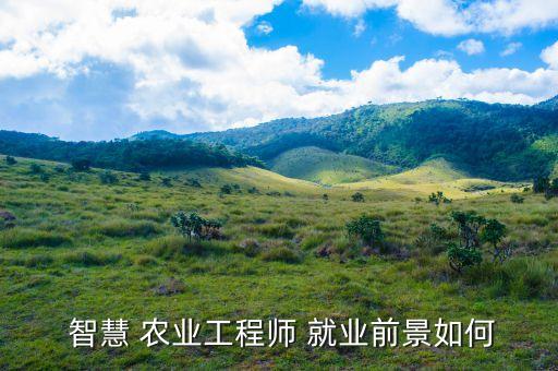 智慧农业专业怎么样就业,可以介绍一下智慧农业吗