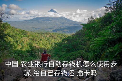 农业银行插卡怎么插