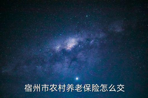 宿州农业户口怎么交社保,北京农业户口可以自己交社保吗