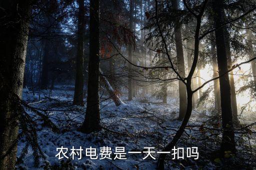 农业用电怎么扣费的,不用电怎么还扣费
