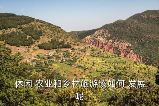  休闲 农业和乡村旅游该如何 发展呢