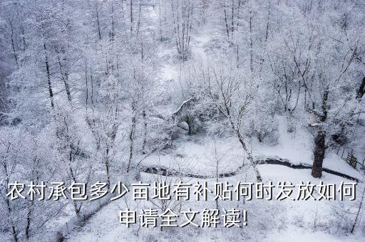 农业补帖什么时候发,2023农业直补什么时候发放