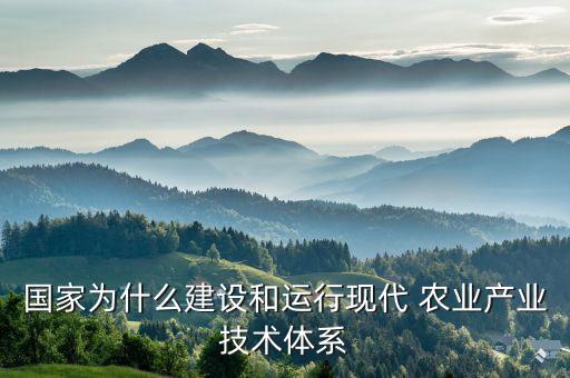 现代化农业怎么运作的原因,加快农业农村现代化的原因