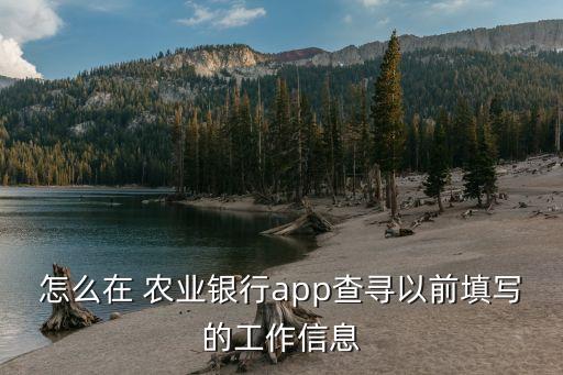 农业银行怎么查有无上班,查附近农业银行营业厅上班时间