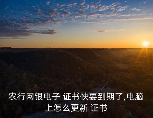 怎么下载农业银行证书,下载农业银行证书会重启嘛