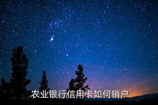 农业银行卡绑定了怎么注销,怎么在app上注销农业银行卡