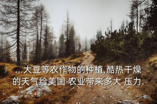 农业压力是什么,印度农业面临的主要压力