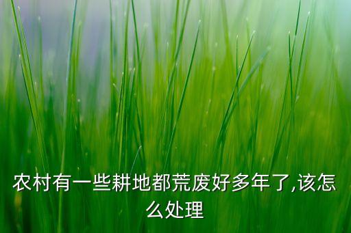 农业用地怎么清除