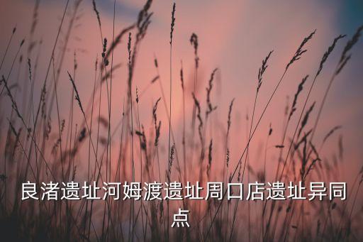 良渚文化农业以什么为主,请介绍良渚文化