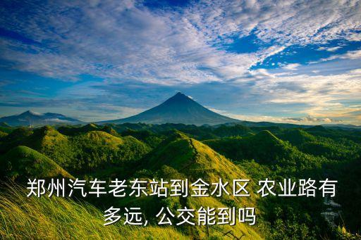  郑州汽车老东站到金水区 农业路有多远, 公交能到吗