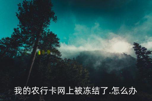 农业银行断网了吗怎么恢复