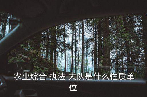 农业行政执法大队怎么改革,关于深化农业综合行政执法改革的实施方案