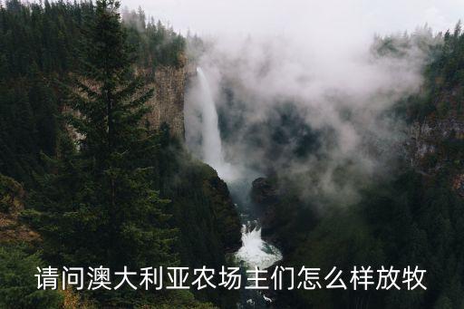 请问澳大利亚农场主们怎么样放牧