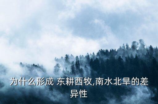 为什么形成 东耕西牧,南水北旱的差异性