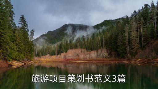 旅游项目策划书范文3篇