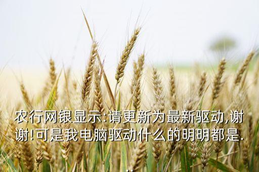 农业银行怎么安装驱动器,怎么安装农业银行APP