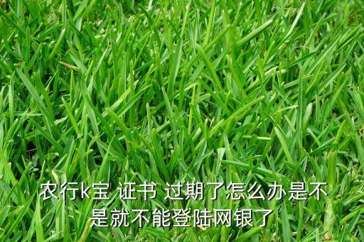 农业农行怎么下载证书过期