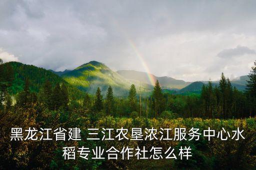 哈尔滨三江农业公司怎么样,三江美院哈尔滨校区怎么样
