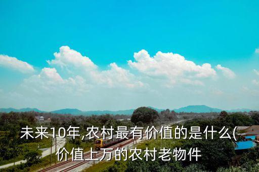 未来10年,农村最有价值的是什么(价值上万的农村老物件