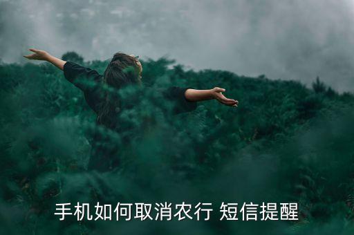 农业银行app怎么关闭短信