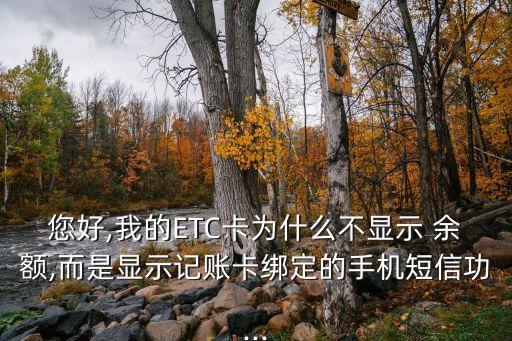 您好,我的ETC卡为什么不显示 余额,而是显示记账卡绑定的手机短信功...