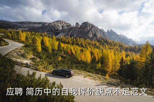 农业企业缺点怎么写简历